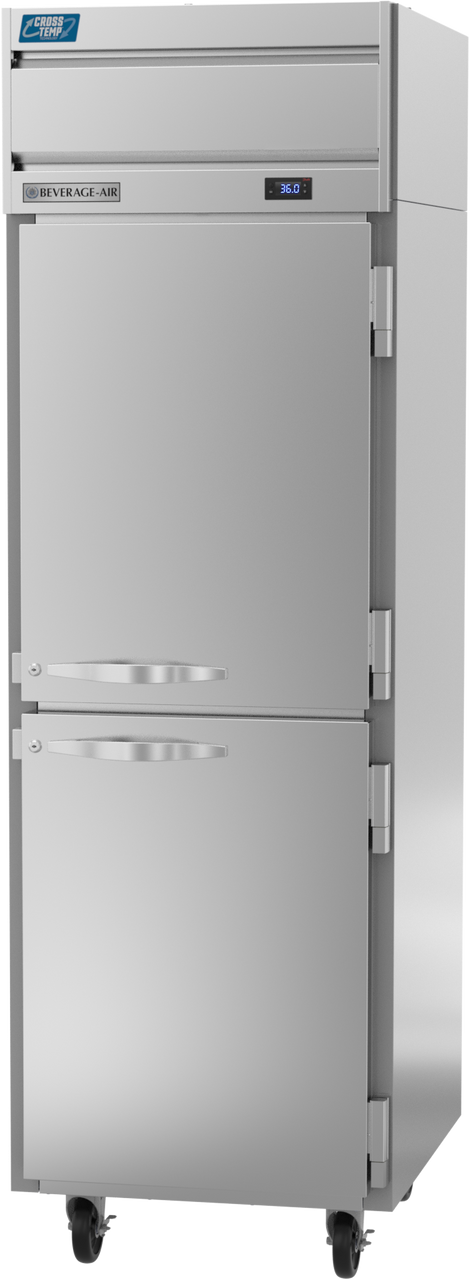 CT1HC-1HS | Cross Temp Series Half Solid Door Reach-In Refrigerator/Freezer