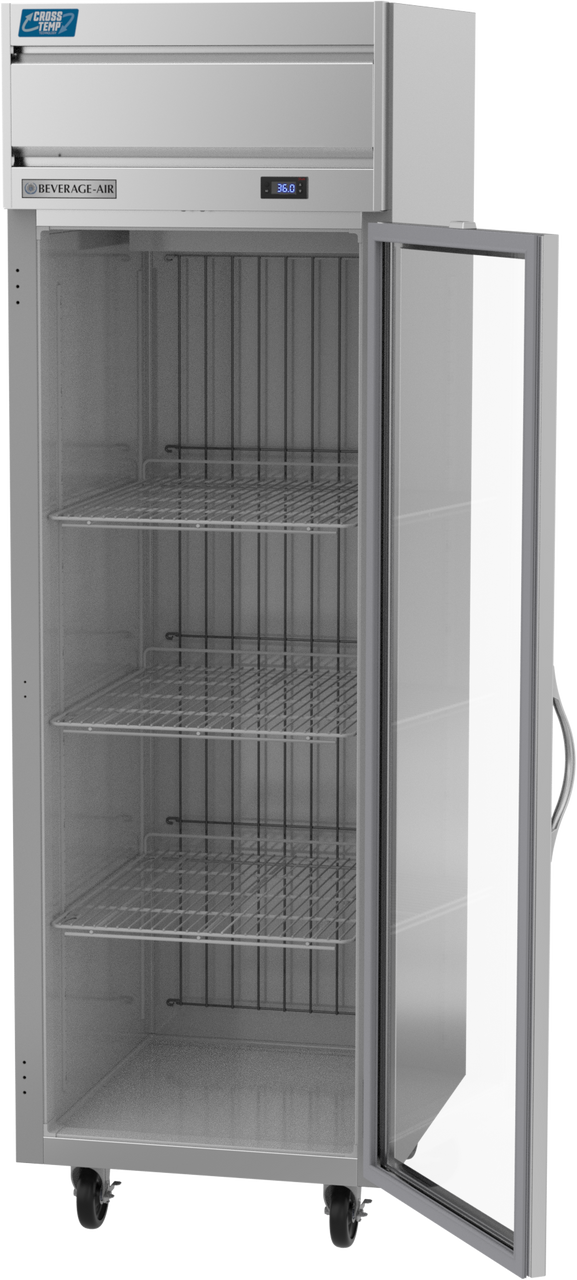 CT1HC-1G | Cross Temp Series Glass Door Reach-In Refrigerator/Freezer