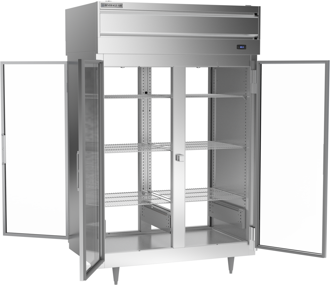 PH2-1BG-PT | P Series Glass Door Pass-Thru Warming Cabinet