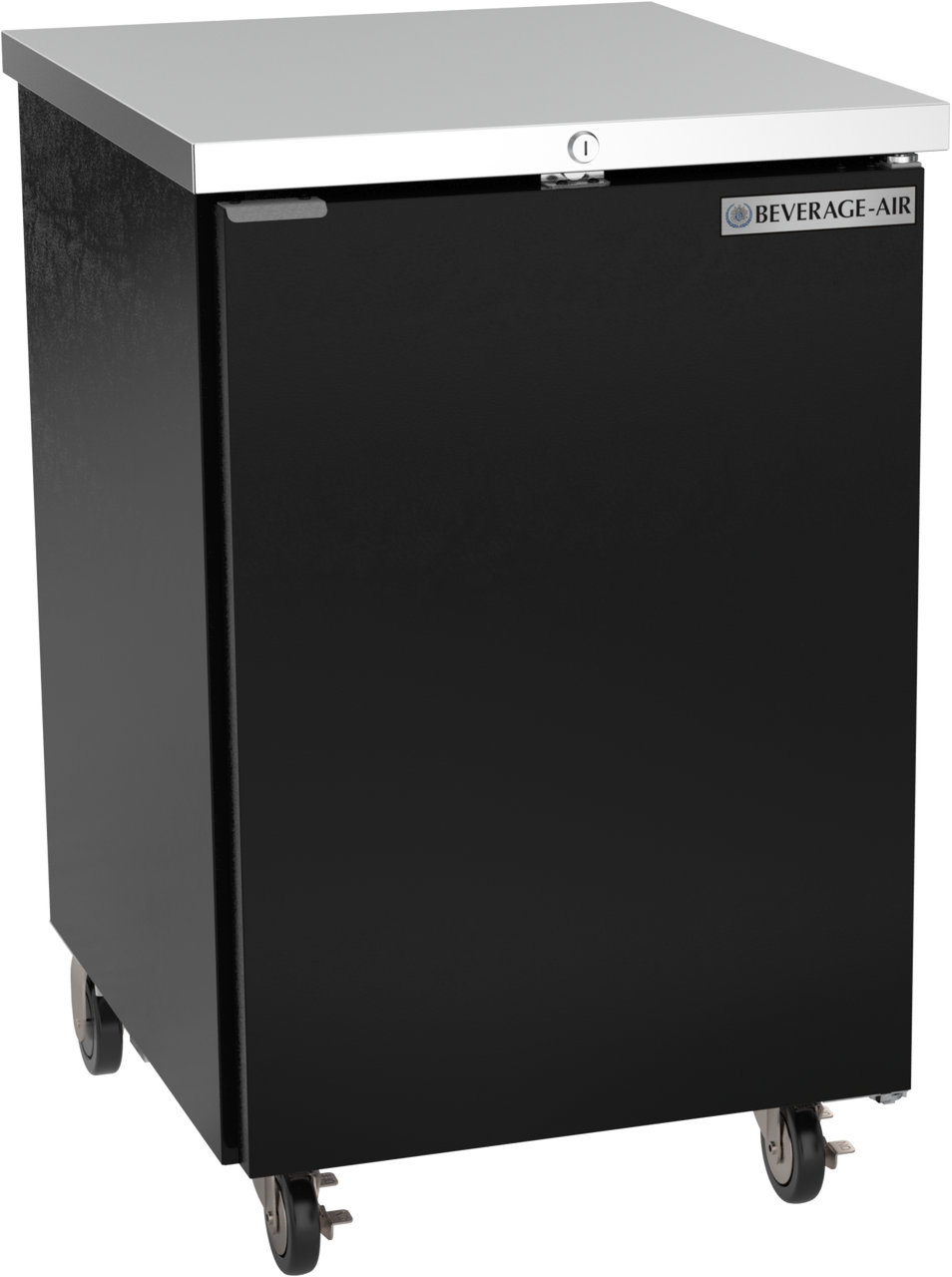 BB24HC-1-B | 24" Solid Door Back Bar in Black BB24HC-1-B | 24" Solid Door Back Bar in Black