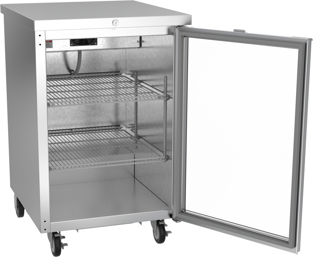 BB24HC-1-G-S | 24" Glass Door Back Bar in Stainless Steel BB24HC-1-G-S | 24" Glass Door Back Bar in Stainless Steel