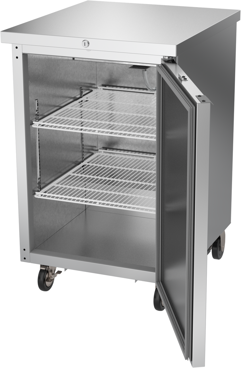 BB24HC-1-S | 24" Solid Door Back Bar in Stainless Steel