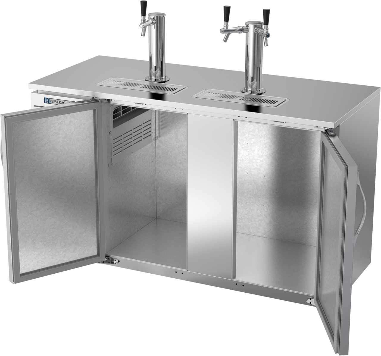 DDN58HC-S | 58" Narrow Depth Direct Draw Dispenser in Stainless Steel