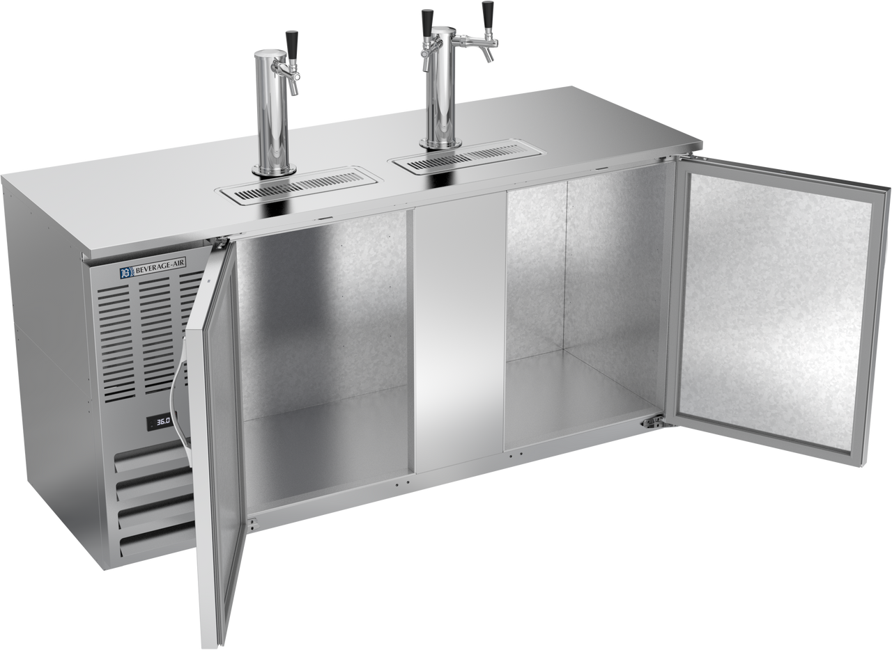 DDN68HC-S | 68" Narrow Depth Direct Draw Dispenser in Stainless Steel