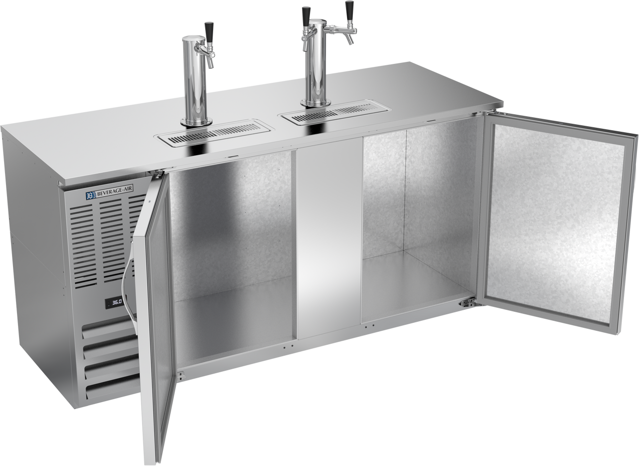 DDN68HC-S | 68" Narrow Depth Direct Draw Dispenser in Stainless Steel