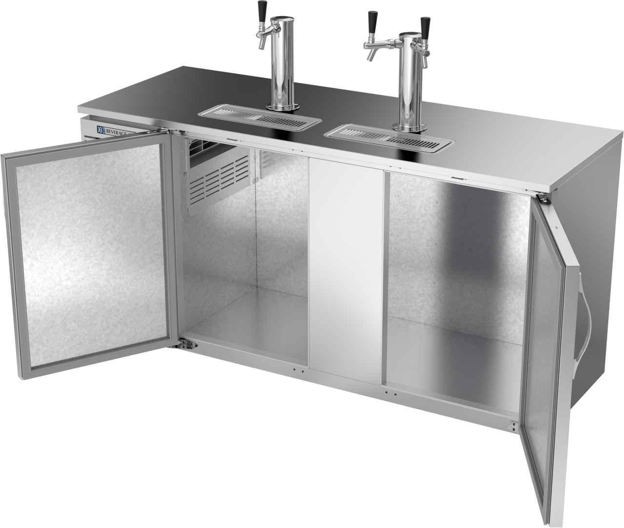 DDN68HC-S | 68" Narrow Depth Direct Draw Dispenser in Stainless Steel