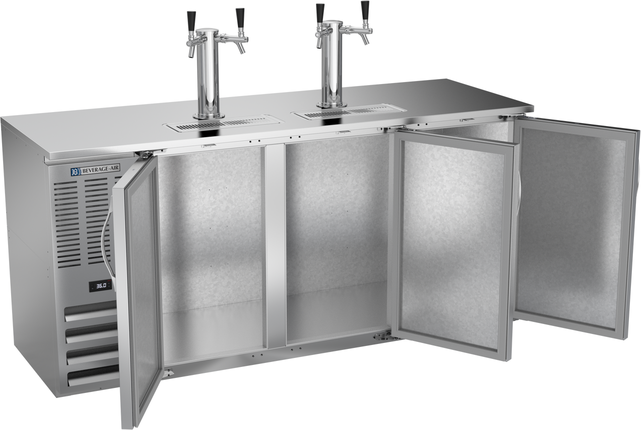 DDN72HC-S | 72" Narrow Depth Direct Draw Dispenser in Stainless Steel