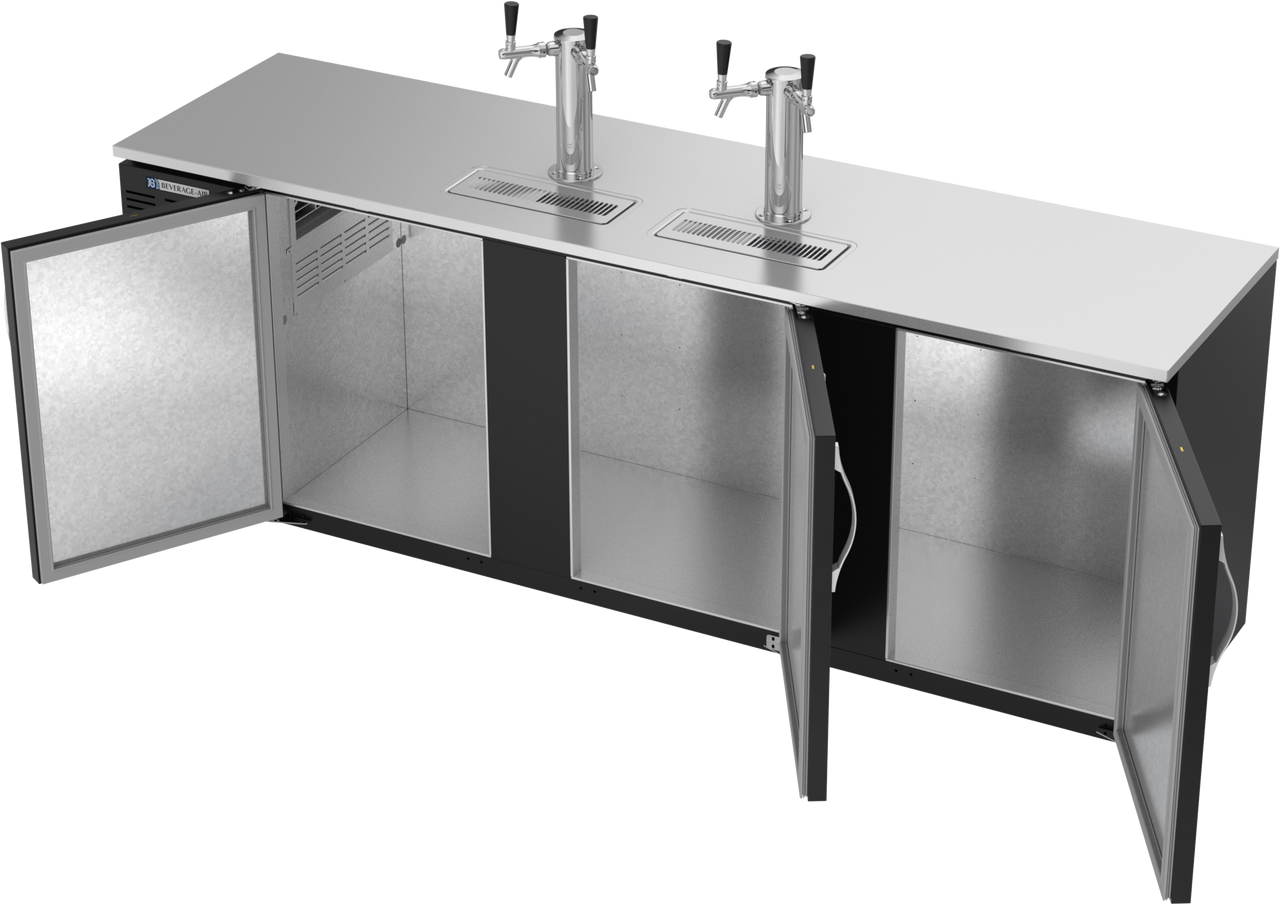 DDN94HC-B | 94" Narrow Depth Direct Draw Dispenser in Black