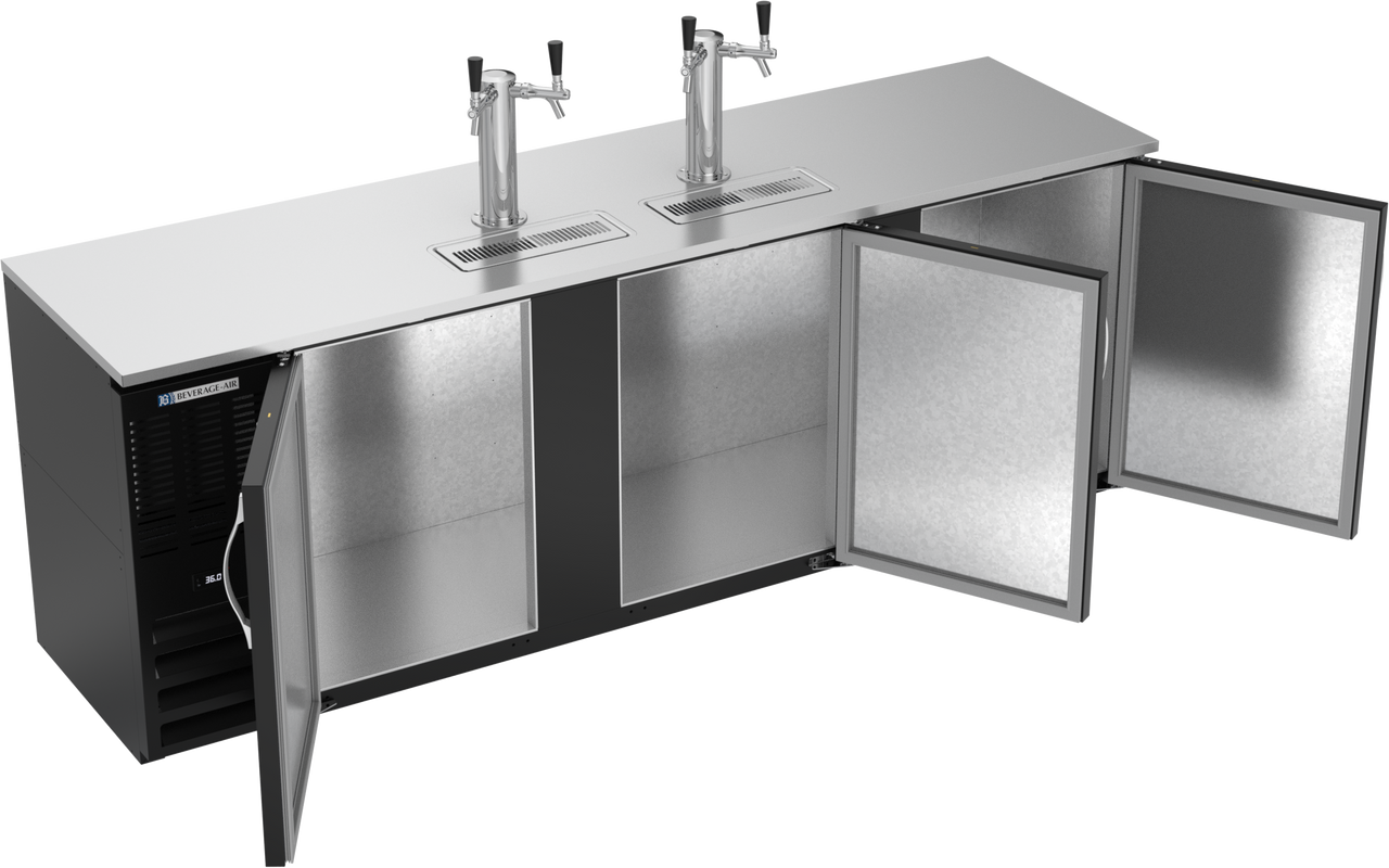 DDN94HC-B | 94" Narrow Depth Direct Draw Dispenser in Black