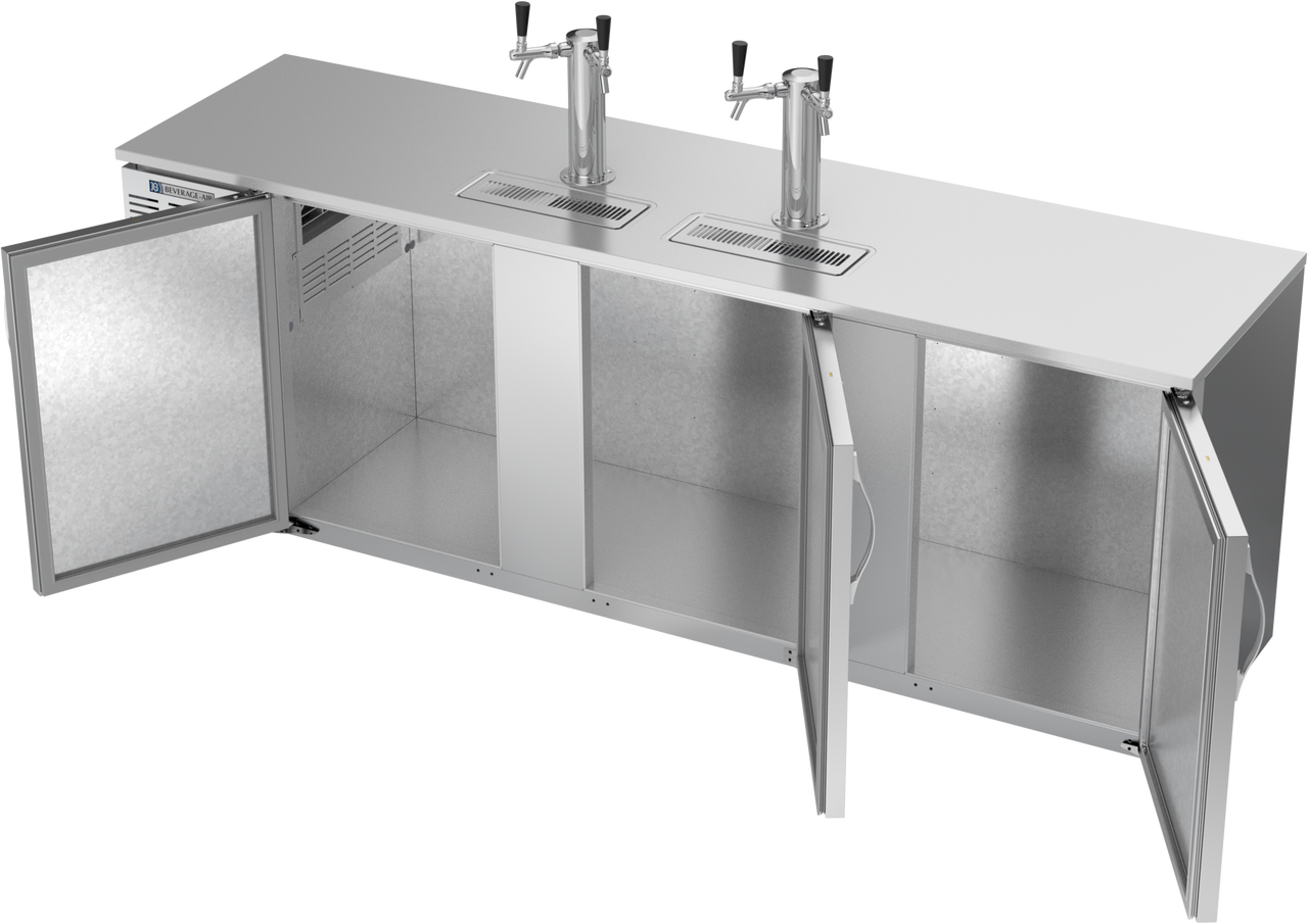 DDN94HC-S | 94" Narrow Depth Direct Draw Dispenser in Stainless Steel