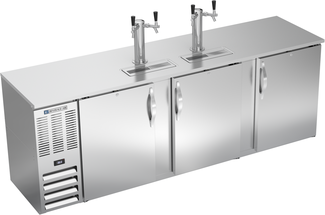 DDN94HC-S | 94" Narrow Depth Direct Draw Dispenser in Stainless Steel