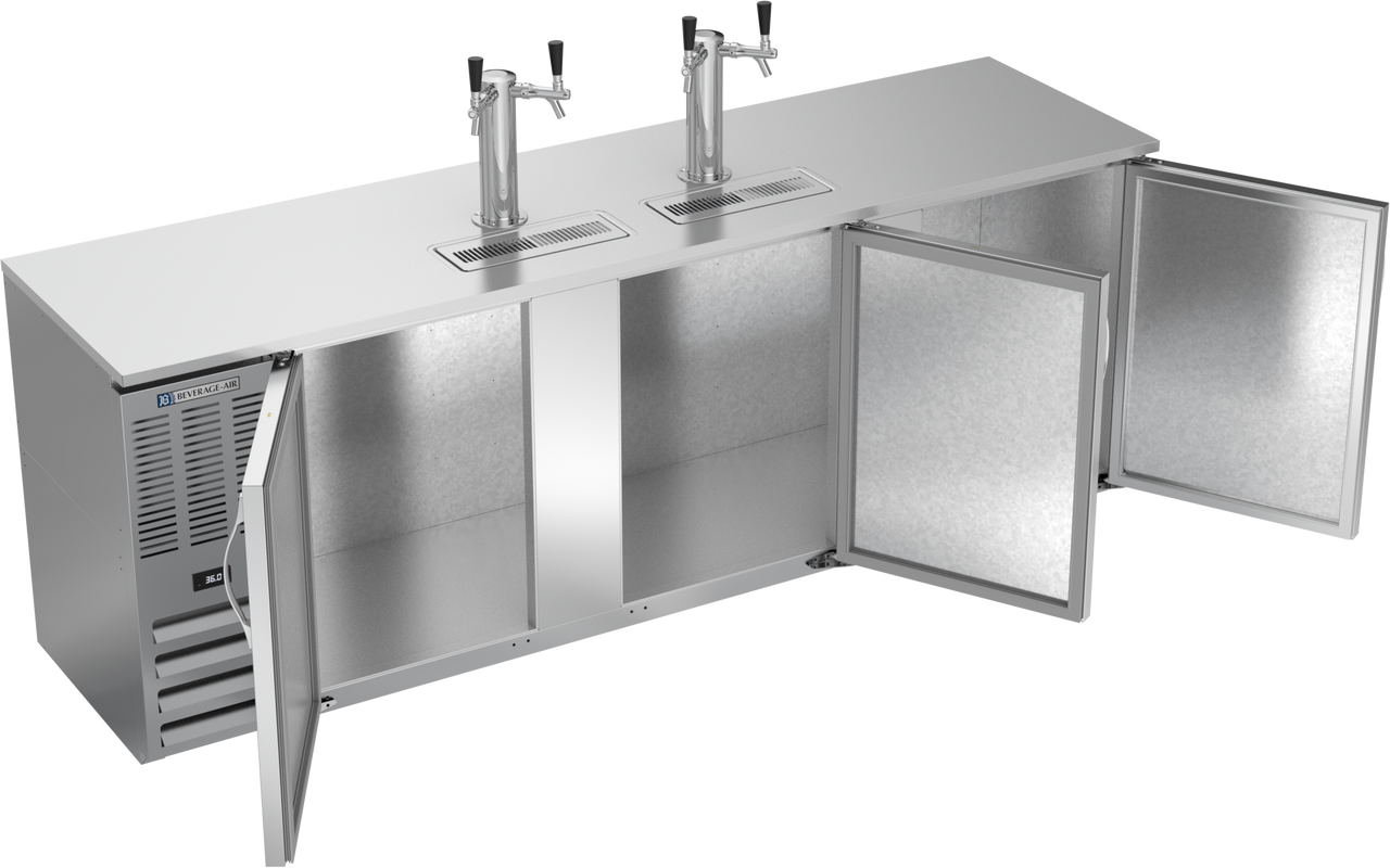 DDN94HC-S | 94" Narrow Depth Direct Draw Dispenser in Stainless Steel