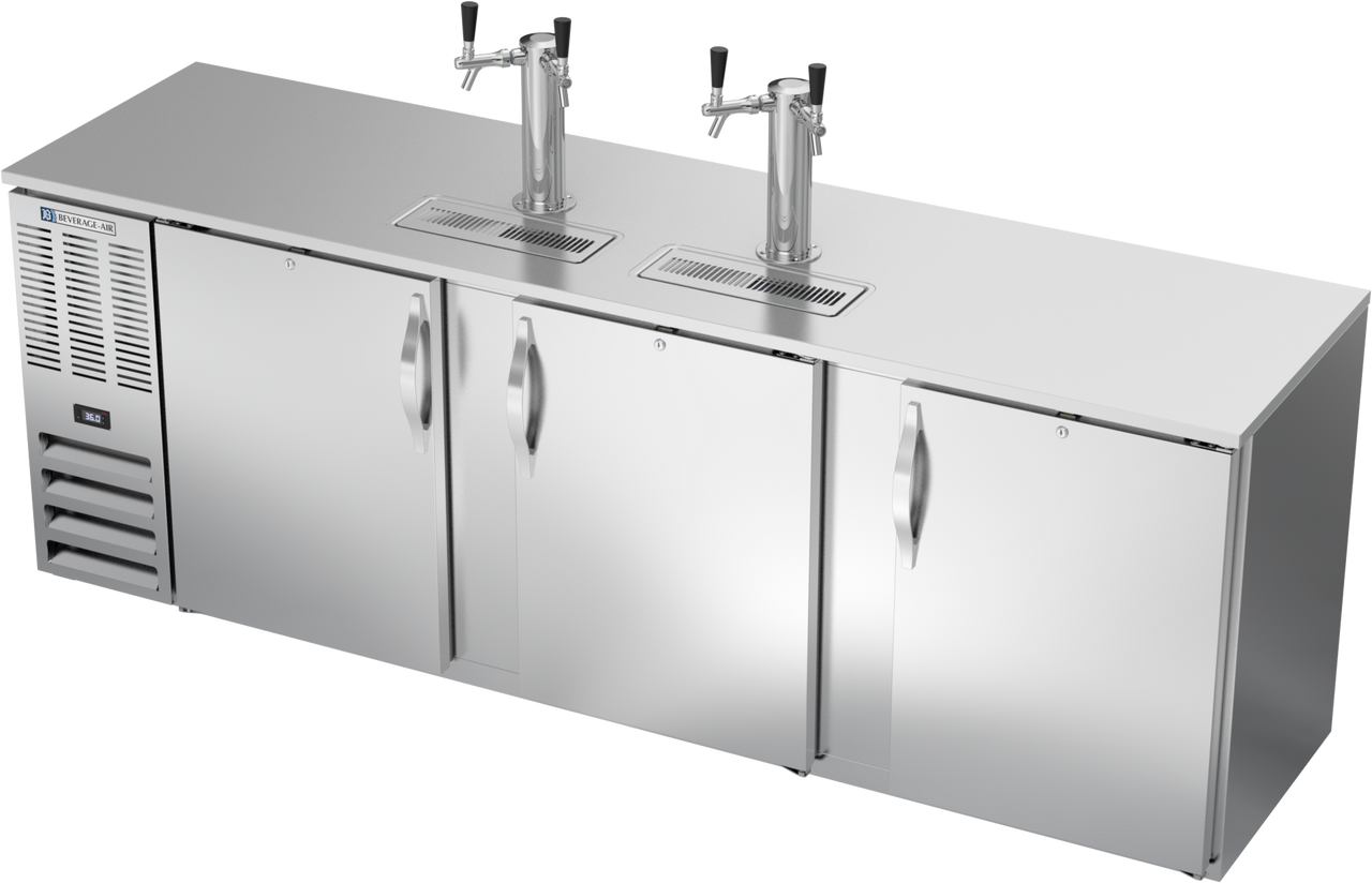 DDN94HC-S | 94" Narrow Depth Direct Draw Dispenser in Stainless Steel