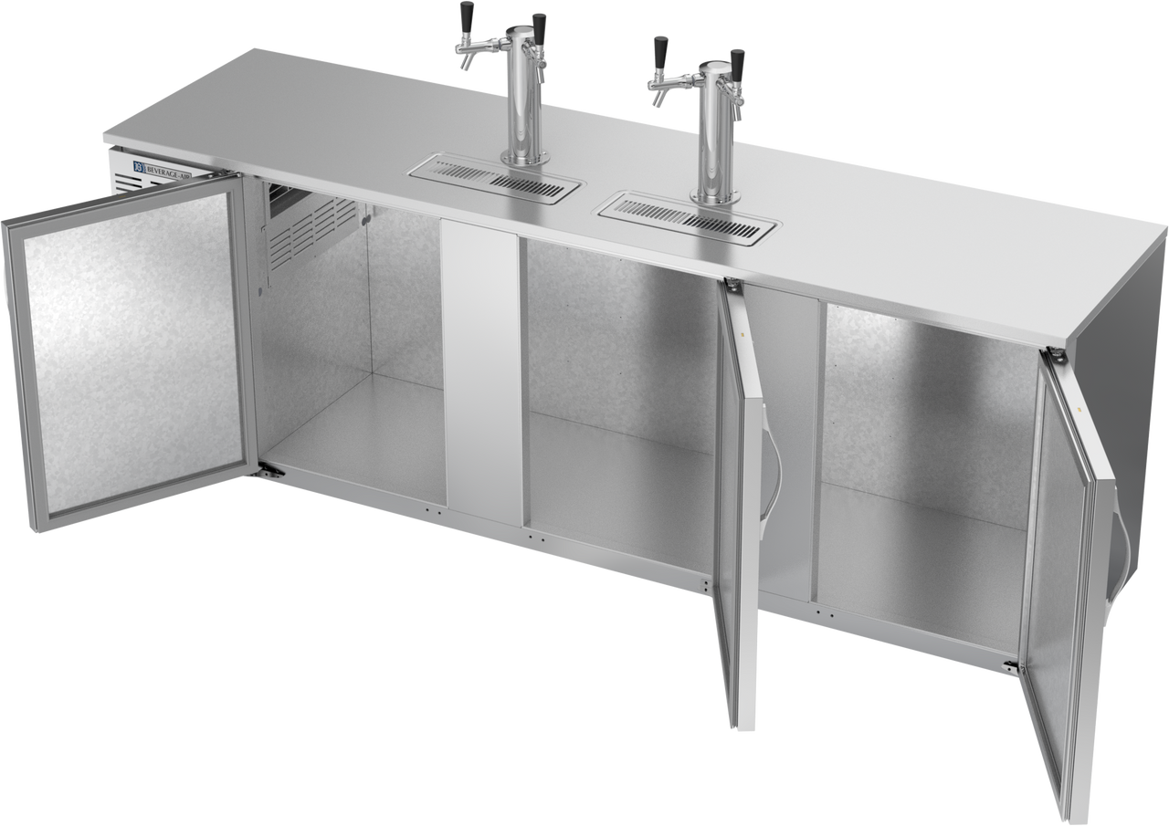 DDN94HC-S | 94" Narrow Depth Direct Draw Dispenser in Stainless Steel