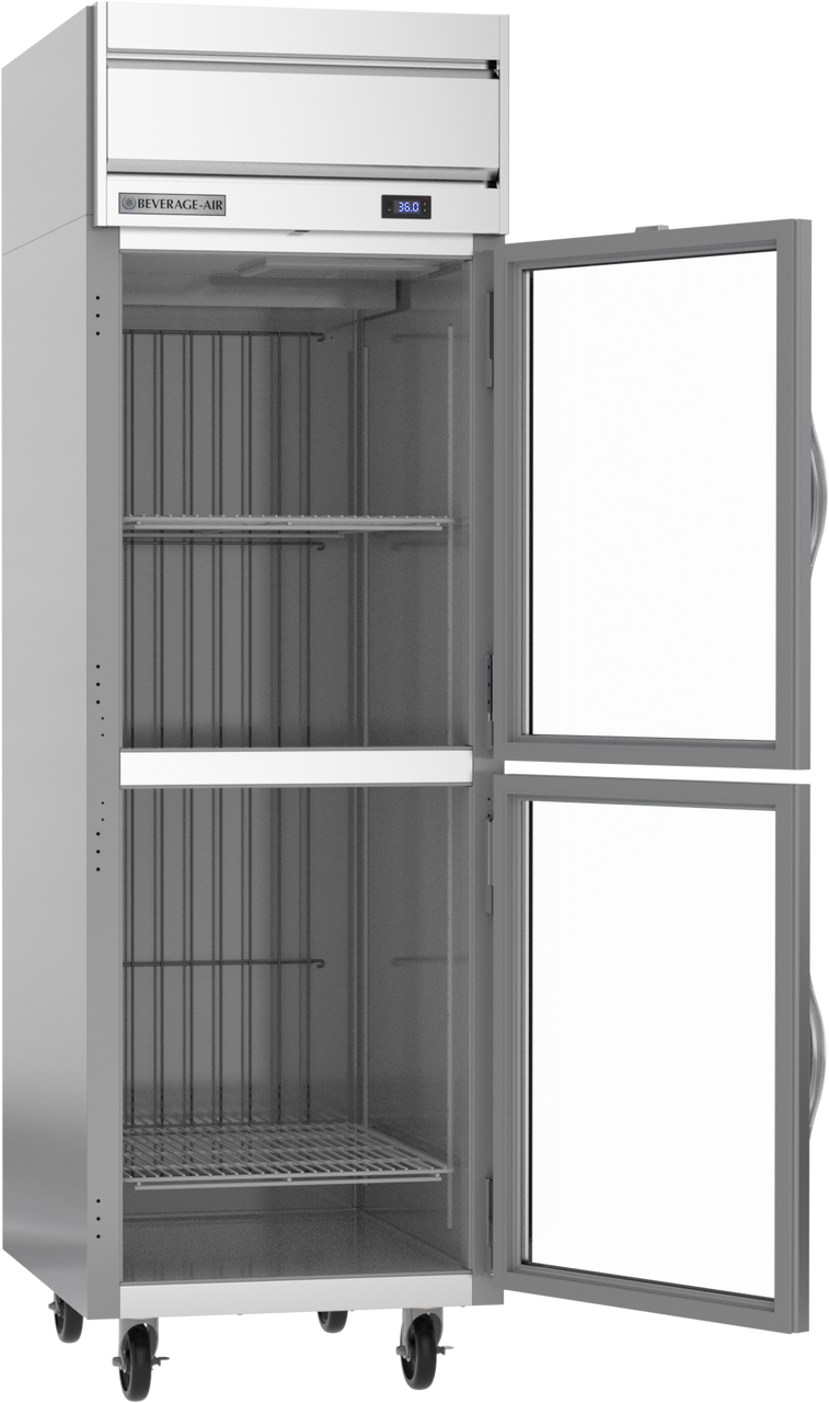 HR1HC-1HG | Horizon Top Mount Half Glass Door Reach-In Refrigerator