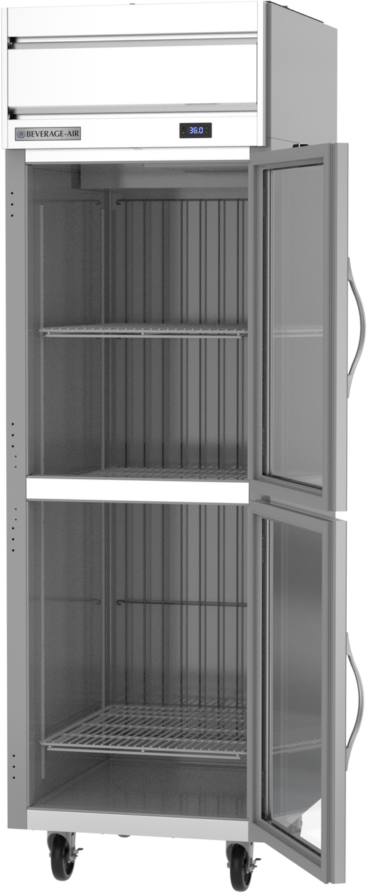 HR1HC-1HG | Horizon Top Mount Half Glass Door Reach-In Refrigerator