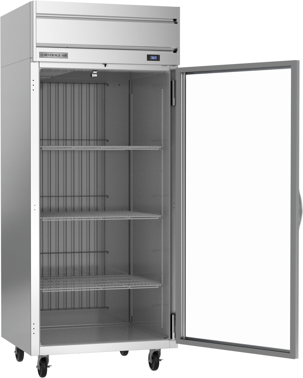 HR1WHC-1G | Horizon Top Mount Glass Door Wide Reach-In Refrigerator