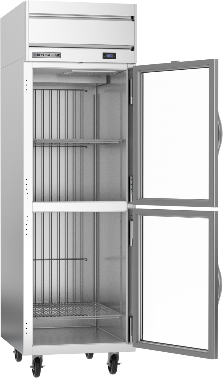 HRPS1HC-1HG | Horizon Top Mount Half Glass Door Reach-In Refrigerator
