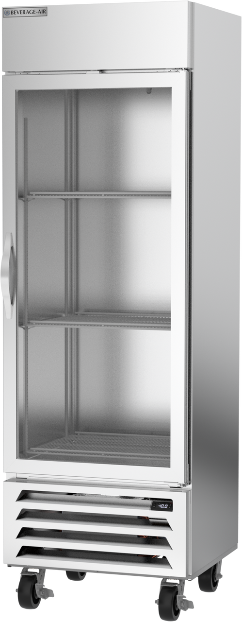 HBF19HC-1-G | Horizon Bottom Mount Glass Door Reach-In Freezer