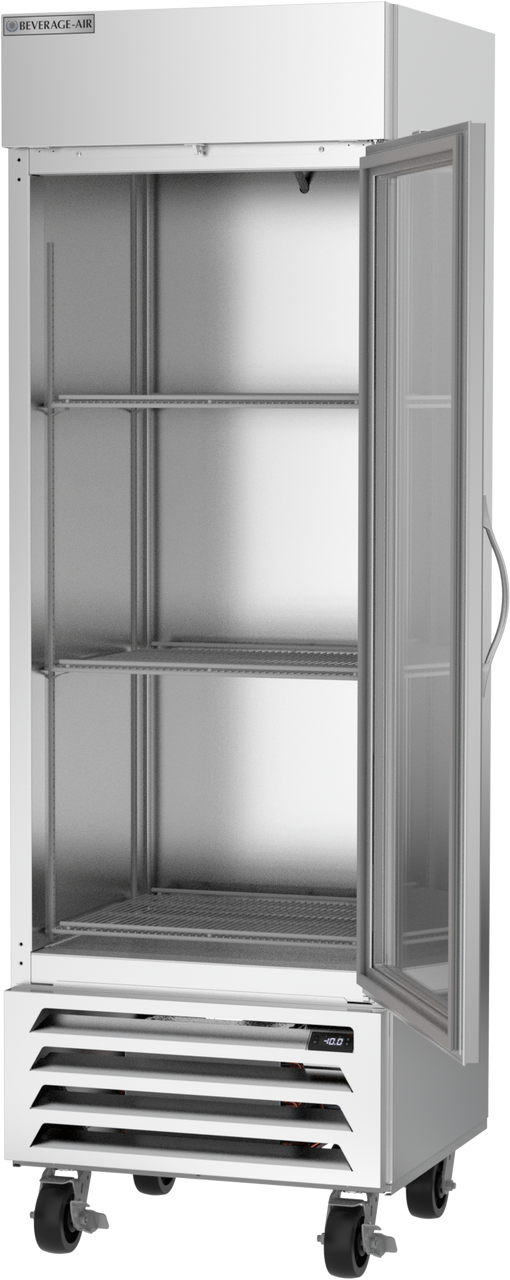 HBF19HC-1-G | Horizon Bottom Mount Glass Door Reach-In Freezer