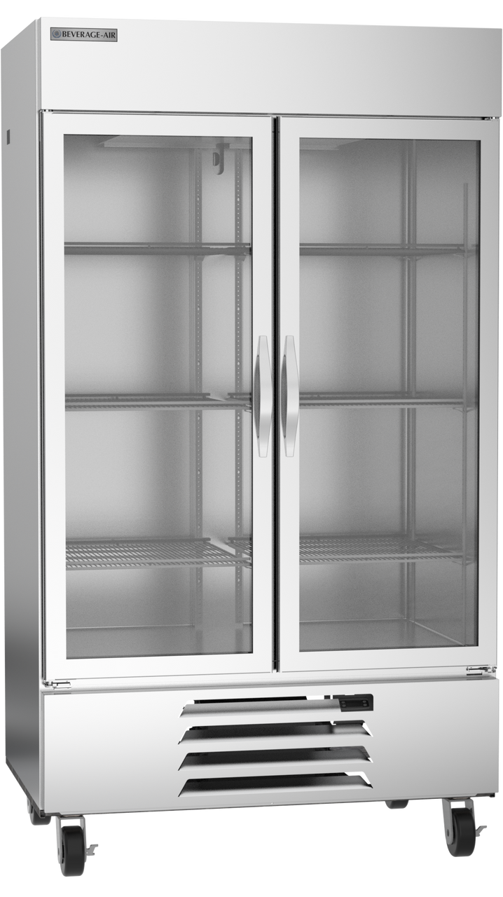 HBF44HC-1-G | Horizon Bottom Mount Glass Door Reach-In Freezer