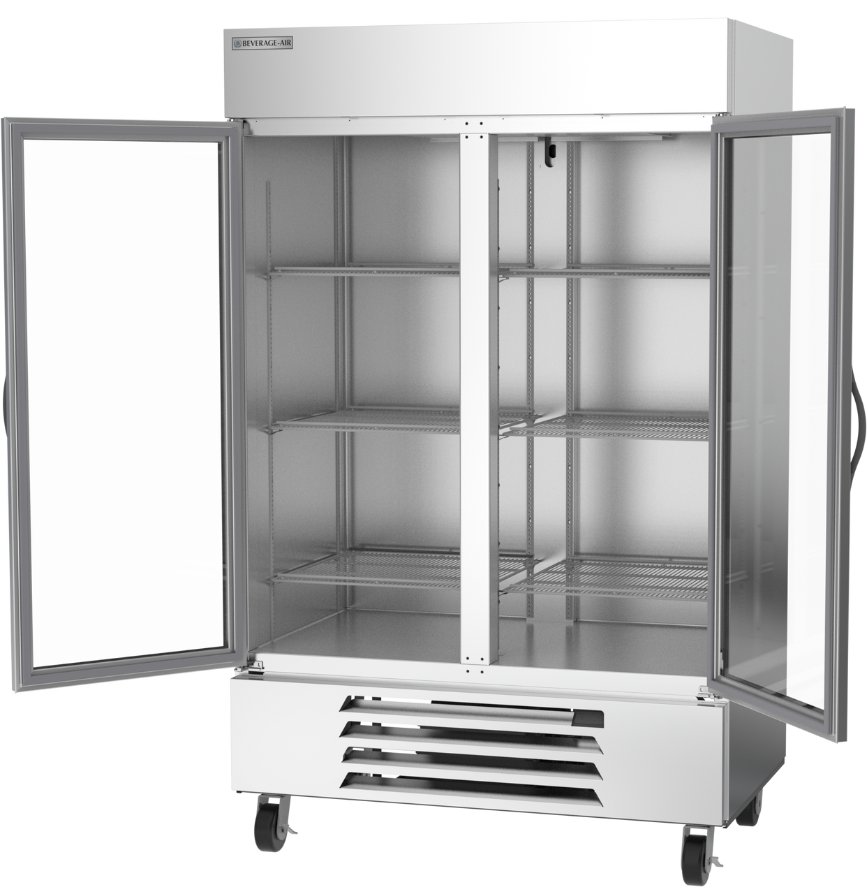 HBF49HC-1-G | Horizon Bottom Mount Glass Door Reach-In Freezer