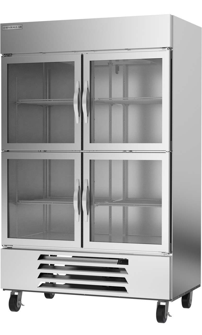 HBF49HC-1-HG | Horizon Bottom Mount Half Glass Door Reach-In Freezer