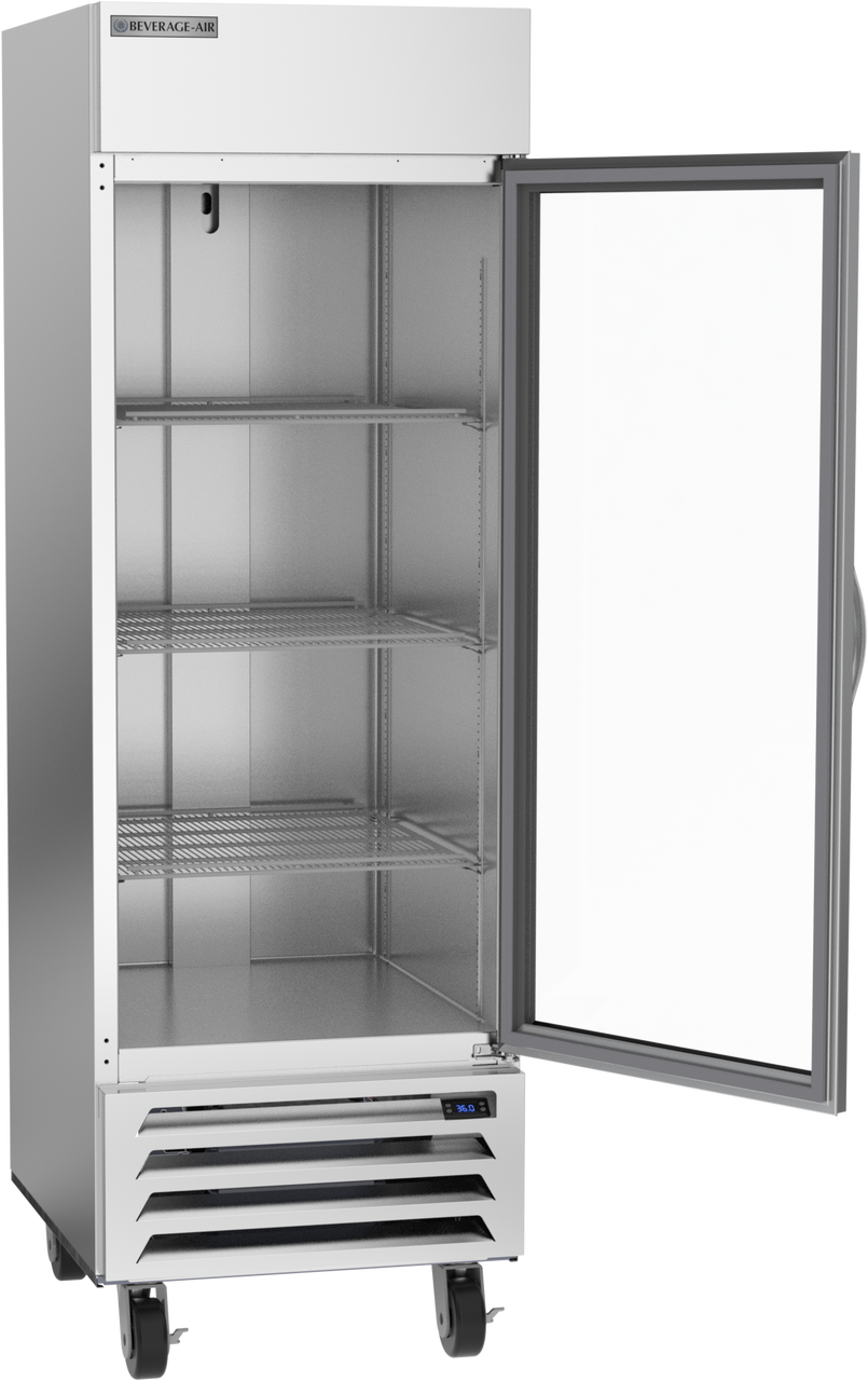 HBR23HC-1-G | Horizon Bottom Mount Glass Door Reach-In Refrigerator