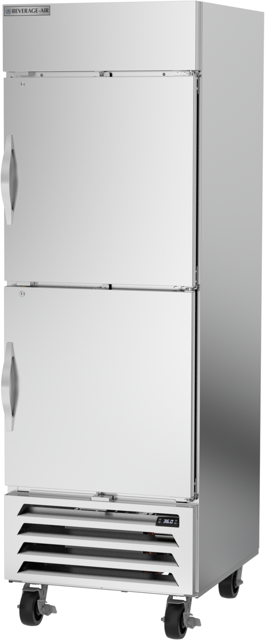 HBR23HC-1-HS | Horizon Bottom Mount Half Solid Door Reach-In Refrigerator