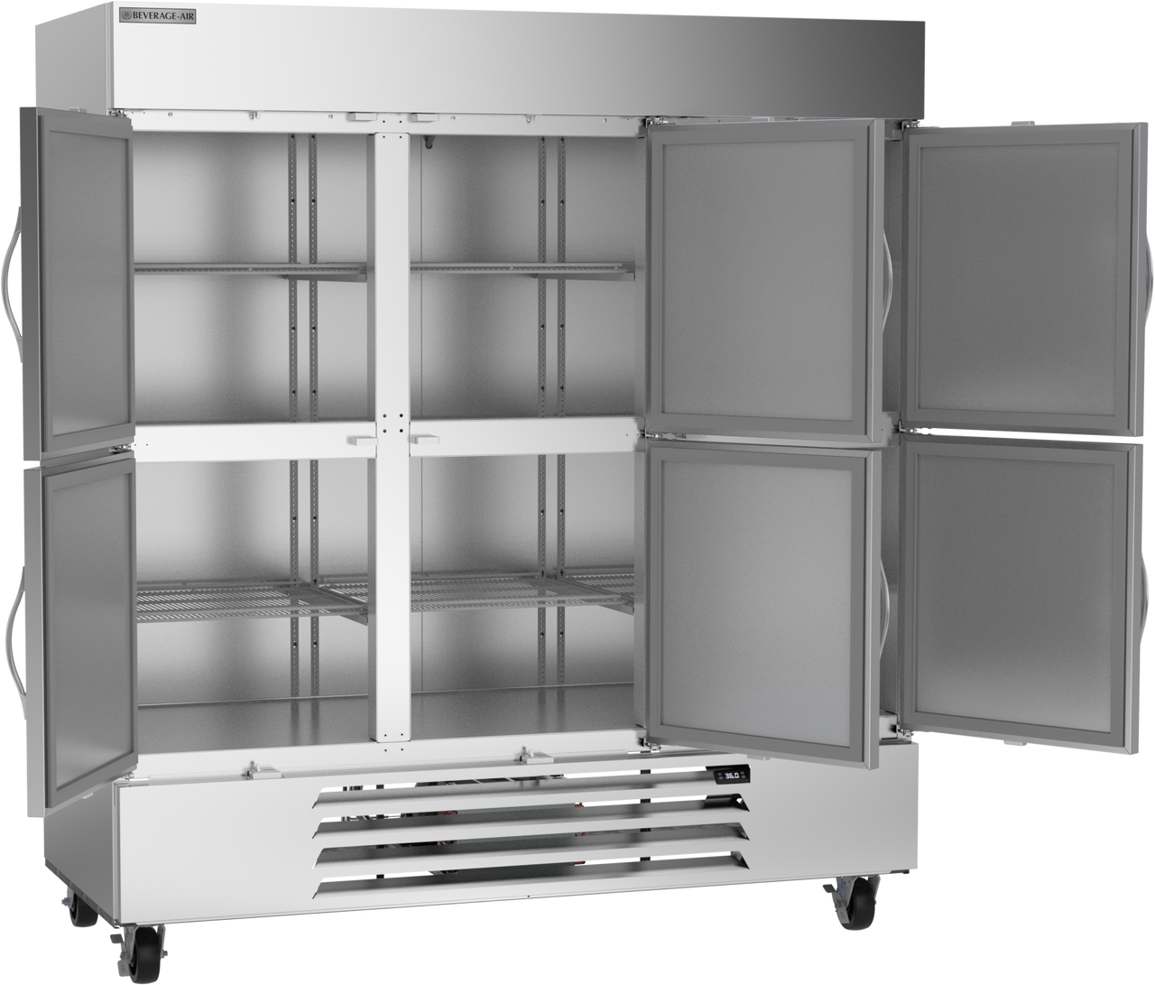 HBR72HC-1-HS | Horizon Bottom Mount Half Solid Door Reach-In Refrigerator HBR72HC-1-HS | Horizon Bottom Mount Half Solid Door Reach-In Refrigerator