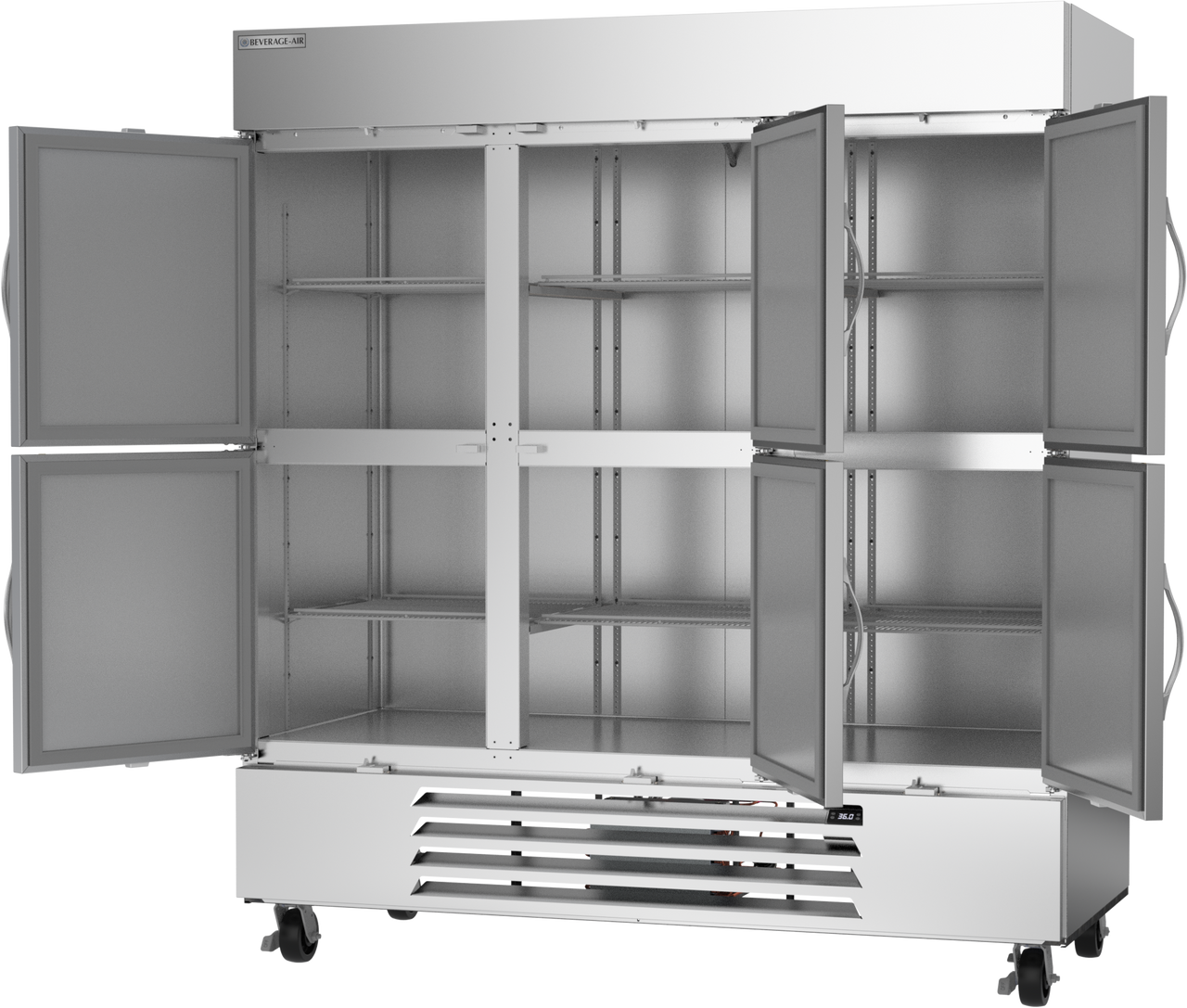 HBR72HC-1-HS | Horizon Bottom Mount Half Solid Door Reach-In Refrigerator HBR72HC-1-HS | Horizon Bottom Mount Half Solid Door Reach-In Refrigerator