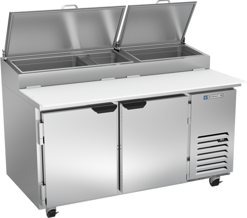 DP60HC | 60" Two Door Pizza Prep Table