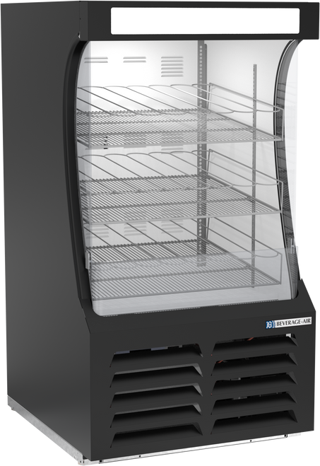 BZ13HC-1-B | Breeze Open-Air Merchandiser in Black
