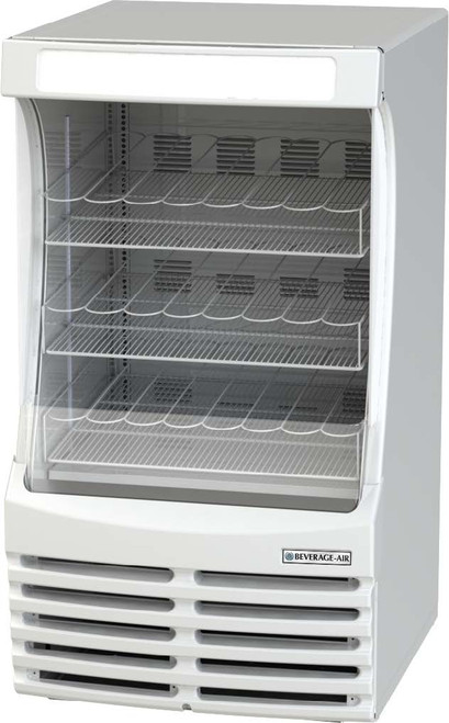 BZ13HC-1-W | Breeze Open-Air Merchandiser in White