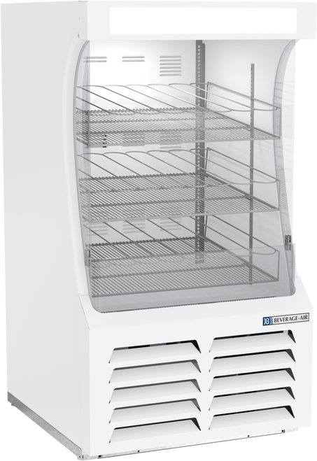BZ13HC-1-W | Breeze Open-Air Merchandiser in White