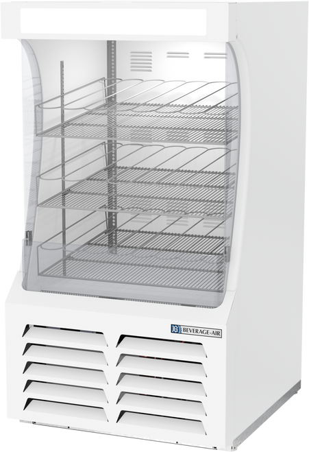 BZ13HC-1-W | Breeze Open-Air Merchandiser in White