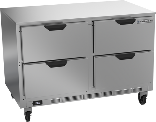 UCRD48AHC-4 | 48" Undercounter Four Drawer Refrigerator