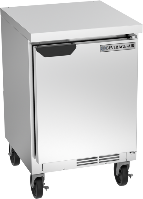 WTR20HC-FLT | 20" Worktop One Door Refrigerator Shallow Depth with Flat Top