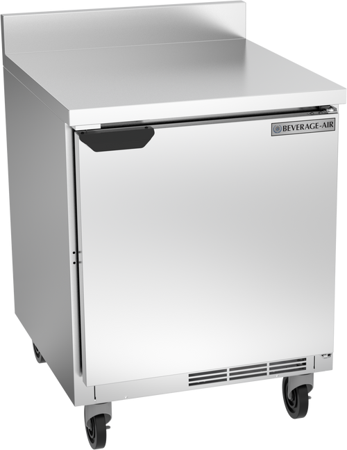 WTR27AHC-FIP | 27" Worktop One Door Refrigerator with Foamed-In Backsplash