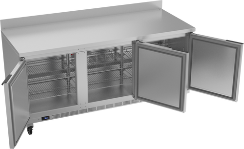 WTR72AHC | 72" Worktop Three Door Refrigerator