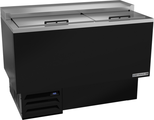 GF48HC-B | 48" Top Loading Glass and Plate Chiller in Black