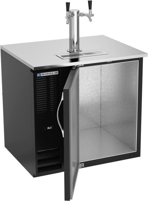 DD36HC-B | 36" Direct Draw Dispenser in Black