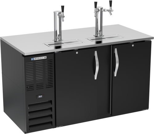 DD58HC-B | 58" Direct Draw Dispenser in Black