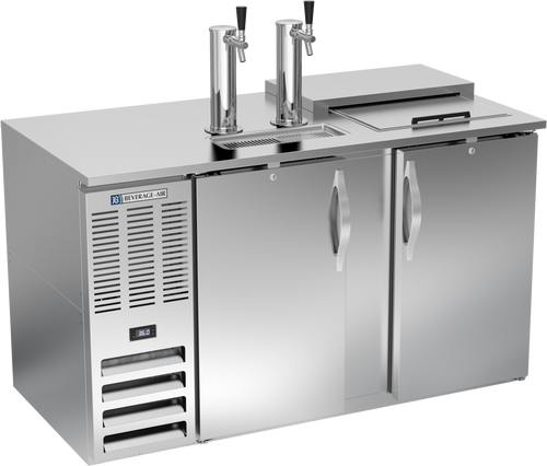 DD58HC-C-S | 58" Club Top Direct Draw Dispenser in Stainless Steel