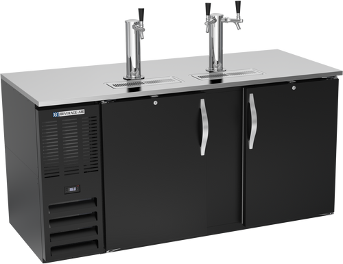 DD68HC-B | 68" Direct Draw Dispenser in Black