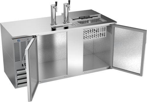 DD68HC-C-S | 68" Club Top Direct Draw Dispenser in Stainless Steel