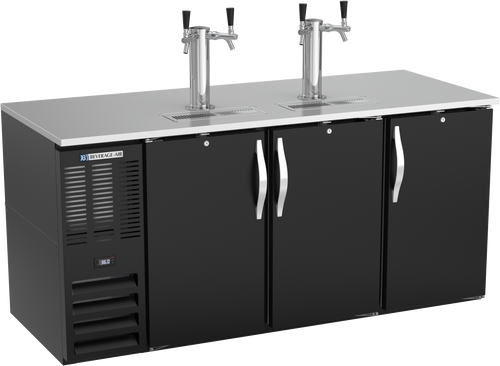 DD72HC-B | 72" Direct Draw Dispenser in Black