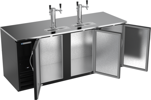 DD78HC-B | 78" Direct Draw Dispenser in Black