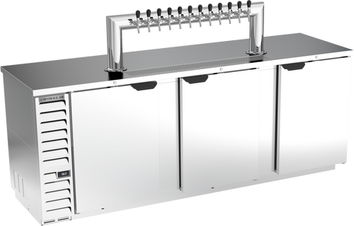 DD94HC-1-S-12T | 94" Twelve Tap Direct Draw Dispenser in Stainless Steel