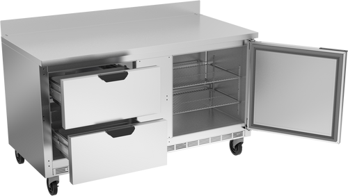 WTFD60AHC-2 | 60" Worktop Two Drawer One Door Freezer